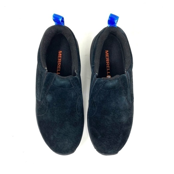 Merrell Jungle Moc Ice+ Women’s J37844 Black Suede Waterproof Slip On Shoes - Picture 5 of 7